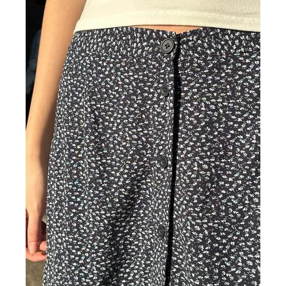 BRANDY MELVILLE Safa Floral Button Down Maxi Skirt Small S - Picture 2 of 11